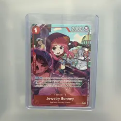 One Piece Card Game Jewelry Bonney EB04-002 Alt Art OP15 ENGLISH - Image 1