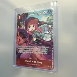 One Piece Card Game Jewelry Bonney EB04-002 Alt Art OP15 ENGLISH - Image 2