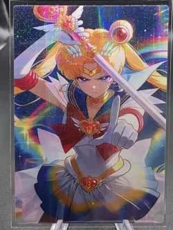 Usagi Tsukino Sailor Moon Holographic Anime Collectible Trading Card - Image 2
