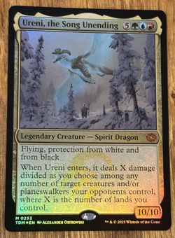 MTG Tarkir Dragonstorm, Ureni, the Song Unending - Foil - Image 1