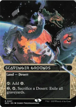 Scavenger Grounds (0037) (Borderless) R Edge of Eternities: Stellar Sights 37 NM - Image 1