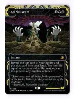 Ad Nauseam (Foil) 0025 (M) MTG Secrets of Strixhaven: Mystical Archive (SOA) - Image 1