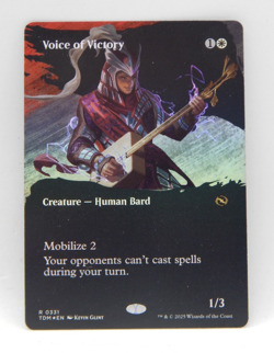 Magic the Gathering Tarkir Dragonstorm Promo Foil #0331 - VOICE OF VICTORY - Image 1