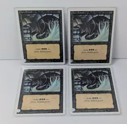 Dark Ritual Lot of 4 - Magic The Gathering MTG - Revised! - Image 1