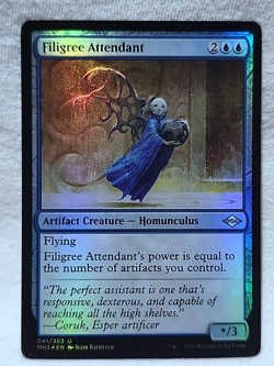 Filigree Attendant 041/303 Uncommon Foil Modern Horizons 2 - Image 1