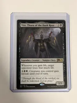 Vito, Thorn of the Dusk Rose Magic: The Gathering Core Set - Image 1