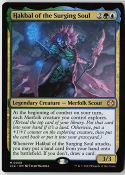 Hakbal of the Surging Soul (3) The Lost Caverns of Ixalan Commander (LCC) - NM - Image 1