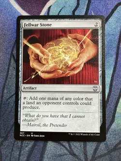 MTG 2022 Commander: Streets of New Capenna: Fellwar Stone (367) - Image 1