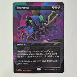 Reprocess Alien Auroras Galaxy Foil MTG Secret Lair SLD Magic Sacrifice - Image 1