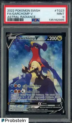 2022 Pokemon SWSH Astra Radiance #TG23 FA Garchomp V PSA 9 MINT - Image 1