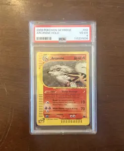 PSA 4 Pokemon Arcanine H2/H32 WotC Skyridge Holo Rare - Image 1
