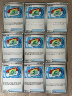 Pokemon TCG Poke Pad Trainer 198/217 081/088 Ascended Heroes/ PO Lot Of 9 - Image 1