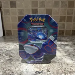 2025 Pokemon TCG: Azure Legends Tin featuring Kyogre EX New Factory Sealed - Image 1