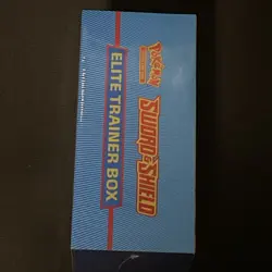 Pokemon TCG Sealed Sword and Shield Base Set ETB Elite Trainer Box Zamazenta New - Image 3