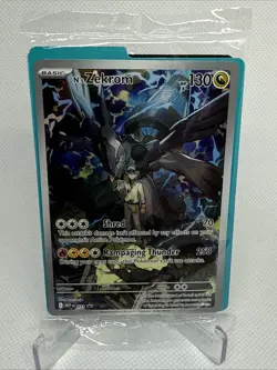 Pokemon TCG N’s Zekrom SEALED Black Star Promo ME: Ascended Heroes 031 SEALED NM - Image 1