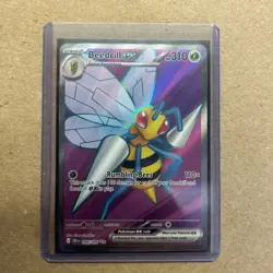 Beedrill ex 098/086 Ultra Rare Full Art Pokemon TCG Chaos Rising CRI English NM - Image 1