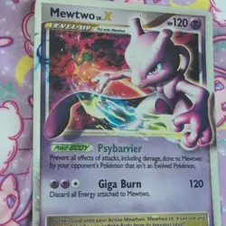 The Pokemon Company Mewtwo LV.X Promo Holo Diamond & Pearl DP28 120 HP 2008 - Image 2