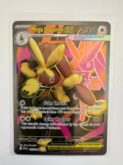 MEGA LOPUNNY EX 115/094 PHANTASMAL FLAMES ULTRA RARE POKEMON NM/M 5BAN GRAPHICS - Image 1