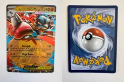 MEGA LUCARIO EX 077/132 MEGA EVOLUTION DOUBLE RARE POKEMON NM/M 5BAN GRAPHICS - Image 3