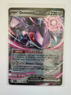 GENESECT EX 067/086 BLACK BOLT HOLO DOUBLE RARE POKEMON NM/M 5BAN GRAPHICS - Image 1