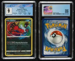 Amazing Rare - Yveltal Pokemon Sword & Shield Shining Fates CGC 9 Mint - Image 3