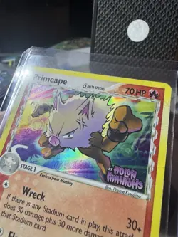 Pokemon Primeape 50/110 EX Holon Phantoms Delta Species Reverse Holo NM - Image 3