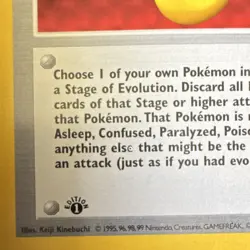 Pokemon TCG Devolution Spray Trainer Base Set 72/102 Regular Card 1999 1st Ed - Image 2