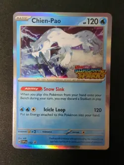 [NM] Pokemon Cards Chien-Pao 152 STAMPED Scarlet & Violet Promo Holo Promo - Image 1