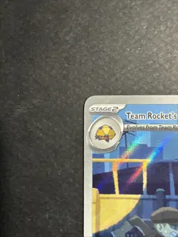 Pokemon TCG Team Rockets Orbeetle Destined Rivals 198/182 Illustration Rare NM - Image 2