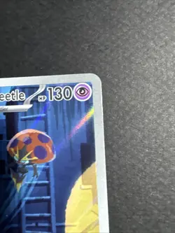 Pokemon TCG Team Rockets Orbeetle Destined Rivals 198/182 Illustration Rare NM - Image 3