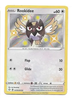 Rookidee SV101/SV122 Shining Fates: Shiny Vault Holo Pokemon TCG Shiny Rare - NM - Image 1