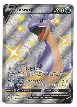 Lapras V SV110/SV122 Shining Fates: Shiny Vault Holo Pokemon TCG - NM - Image 1