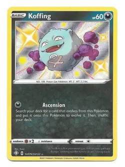 Koffing SV076/SV122 Shining Fates: Shiny Vault Holo Pokemon TCG - NM - Image 1