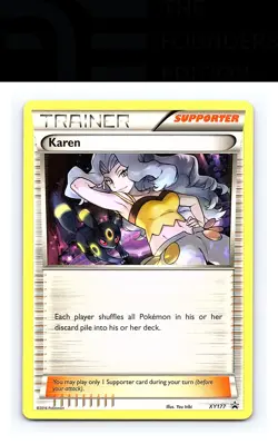 Karen #XY177 XY Promos Pokemon Promo - Image 1