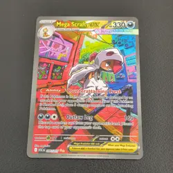 The Pokemon Company Mega Scrafty EX 285/217 330 HP Full Art Foil - Image 1