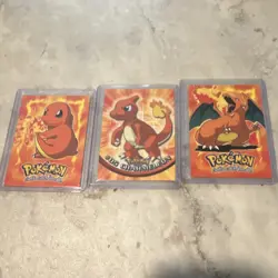 Topps Pokemon Gotta catch 'em all! Charmander #04, Charmeleon #05, Charizard #06 - Image 1