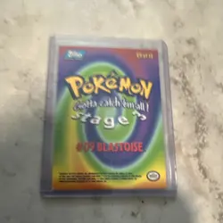 1999 Topps Pokemon TV Edition - #07 Squirtle #08 Wartortle #09 Blastoise - Image 5