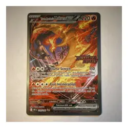 Pokemon Team Rocket's Moltres ex 229/182 DRI Stamp Special Illustration Rare - Image 1