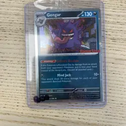 Sealed Pokemon TCG Gengar GameStop Promo Cosmic Holo 050/88 Perfect Order M/N 🌀 - Image 1