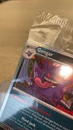Sealed Pokemon TCG Gengar GameStop Promo Cosmic Holo 050/88 Perfect Order M/N 🌀 - Image 2