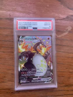 PSA 10 Pokemon Charizard VMAX Shining Fates Shiny Vault SV107/SV122 Holo - Image 1