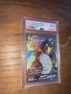 PSA 10 Pokemon Charizard VMAX Shining Fates Shiny Vault SV107/SV122 Holo - Image 3