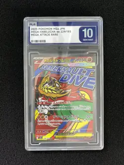 2025 Pokemon TCG Japanese M2a Mega Hawlucha ex 229/193 MA Gem Mint PLG 10 SV42 - Image 1