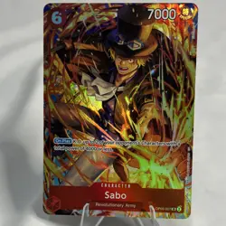 Sabo Foil Full Art Super Rare OP05-007 One Piece CCG 7000 Power - Image 1