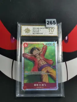 Monkey D Luffy Alt Art SR ST21-014 One Piece chinese-P gold 10 - Image 1