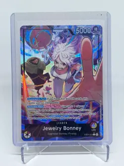 One Piece TCG Jewelry Bonney EB04-001 - Alt Art Leader - EGGHEAD CRISIS ENGLISH - Image 1