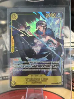One Piece TCG Trafalgar Law Alt Art EB03-062 Heroines Edition English NM - Image 1