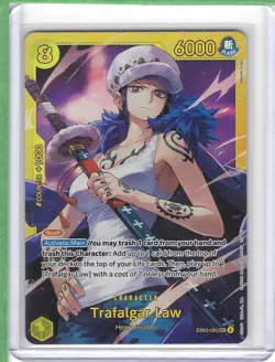 Trafalgar Law EB03-062 SEC Extra Booster Heroines Edition One Piece TCG - Image 1