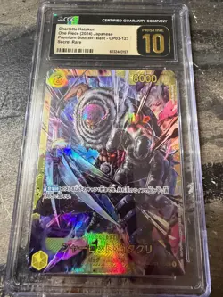2024 ONE PIECE JPN #OP03-123 CHARLOTTE KATAKURI CGC 10 PERFECT - Image 1