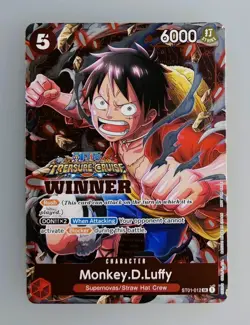 2023 One Piece Monkey D Luffy Treasure Cruise Winner Vol 5 Promo ST01-012 ENG - Image 1